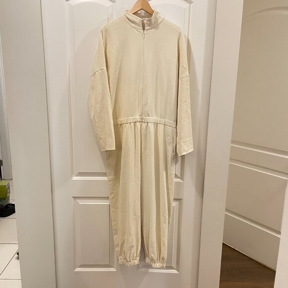 Tibi Chalky Drape Zip Up Jumpsuit, size M - Picture 4 of 8